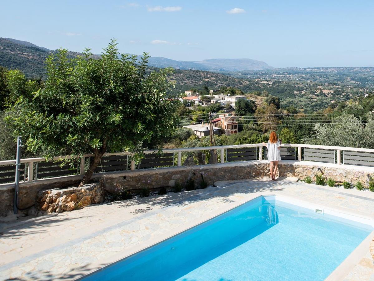 Villa Prinus Country Retreat Apokoronas, Heated Pool, 13Km From The Sea Embrosneros Exterior foto